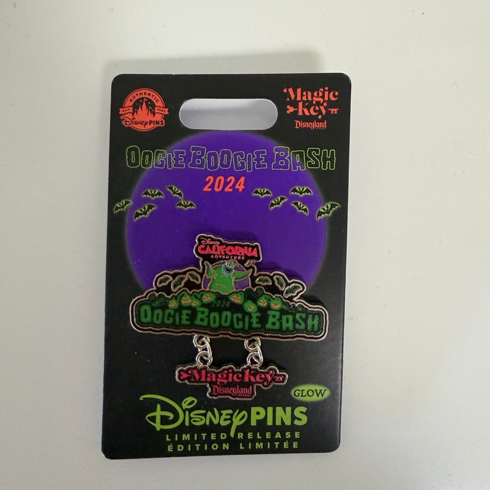 Disney Oogie Boogie Bash 2024 Glow Pin